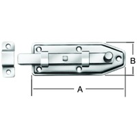 Produktbild von Vormann - Fensterriegel Stahl verzinkt, 80 x 30mm, gerade, mit Schlaufe