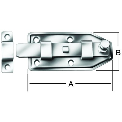 Produktbild von Vormann - Knopfriegel,mit Schlaufe, gerade, B56xL140mm, verzinkt