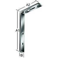 Produktbild von Vormann - Gardinenwinkel Stahl verzinkt, 120/60 x 16mm