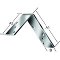 Produktbild von Vormann - Starker Balkenwinkel Edelstahl (V2A), 100/75 x 30mm, ungleichschenkli