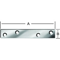 Produktbild von Vormann - Verbindungsblech Stahl verzinkt, 96 x 15mm, versenkte Löcher