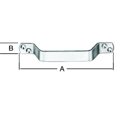 Produktbild von Vormann - Handgriff Stahl verzinkt, 105 x 13,5mm