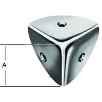 Produktbild von Vormann - Kistenecke Stahl verzinkt, 25mm, (Schutzecken), DIN 7469, hohe Form