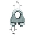 Produktbild von Vormann - Seilklemme Stahl verzinkt, 6,0/M5mm, SB-verpackt (2 Stück)