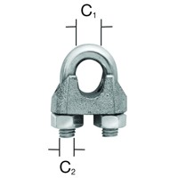 Produktbild von Vormann - Seilklemme Stahl verzinkt, 6,0/M5mm, SB-verpackt (2 Stück)