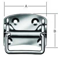 Produktbild von Vormann - Kistengriff Edelstahl (V2A), 100 x 80mm, DIN 3136