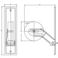 Produktbild von FRIDAVO - Gurtaufroller zum Einlassen mit Plastik-Abdeckplatten Nr. 72/6 m