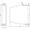 Produktbild von FRIDAVO - Gurtaufroller 74B weiß max. 4-5 Meter