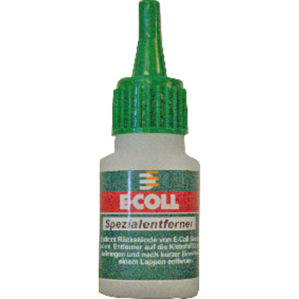 E-COLL Spezialentferner für Sekundenklebstoff silikonfrei 20ml Flasche Produktbild img2 L