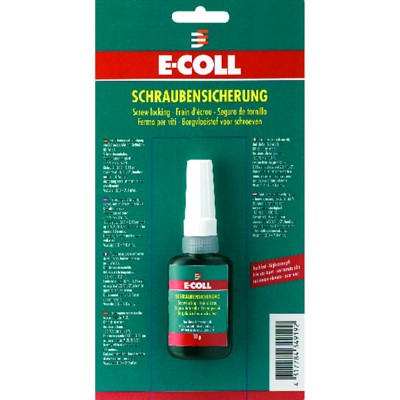 Produktbild von E-COLL - Schraubensicherung grün hochfest, mittelviskos silikonfrei 50ml Flasch