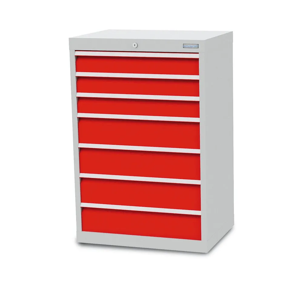 bedrunkahirth Schubladenschrank Tiefe 500, R 24-16, 7 x Schublade, Maße in mm (B x T x H): 680 x 500 x 1019 Produktbild img2 L
