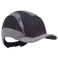 Scott Safety Anstoßkappe FIRST BASE 3 HC23 ELT/RP, kurzer schirm, schwarz/grau Produktbild