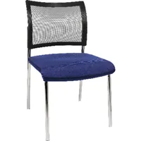 Produktbild von Topstar® - Besucher-Stuhl Visit10 mit Polster/Netz, blau