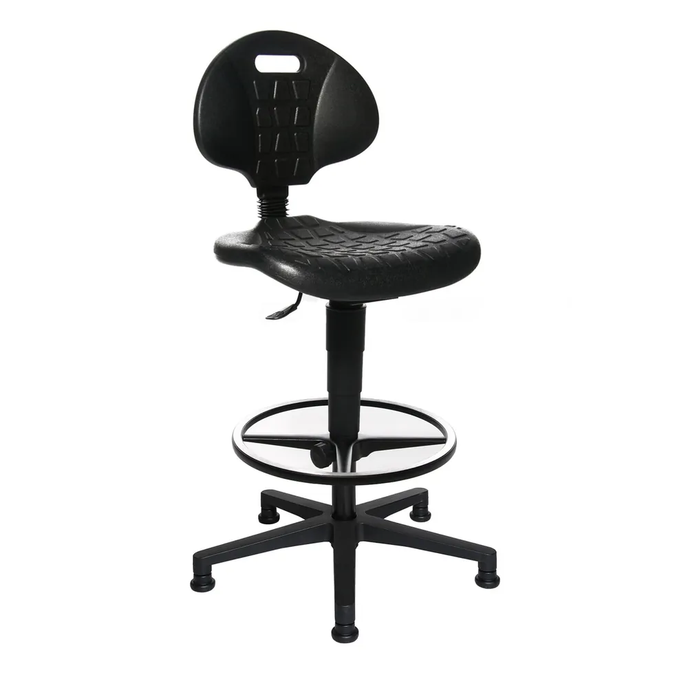 Topstar Arbeitsstuhl TEC 20 Counter PU schwarz Produktbild img1 L