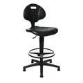 Topstar Arbeitsstuhl TEC 20 Counter PU schwarz Produktbild