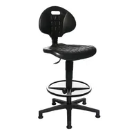 Topstar Arbeitsstuhl TEC 20 Counter PU schwarz Produktbild