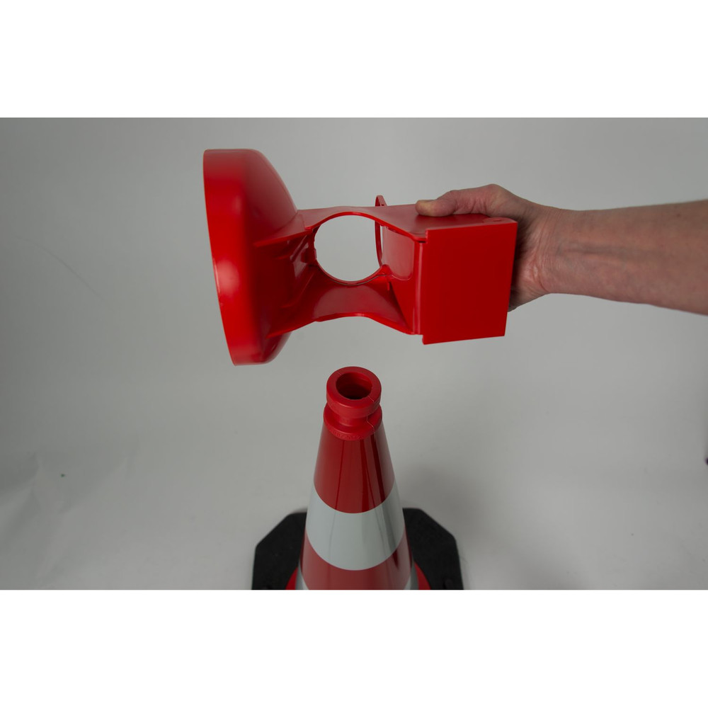 Horizont Leitkegel-LED-Leuchte ConeFix, einseitig gelb Produktbild img8 L