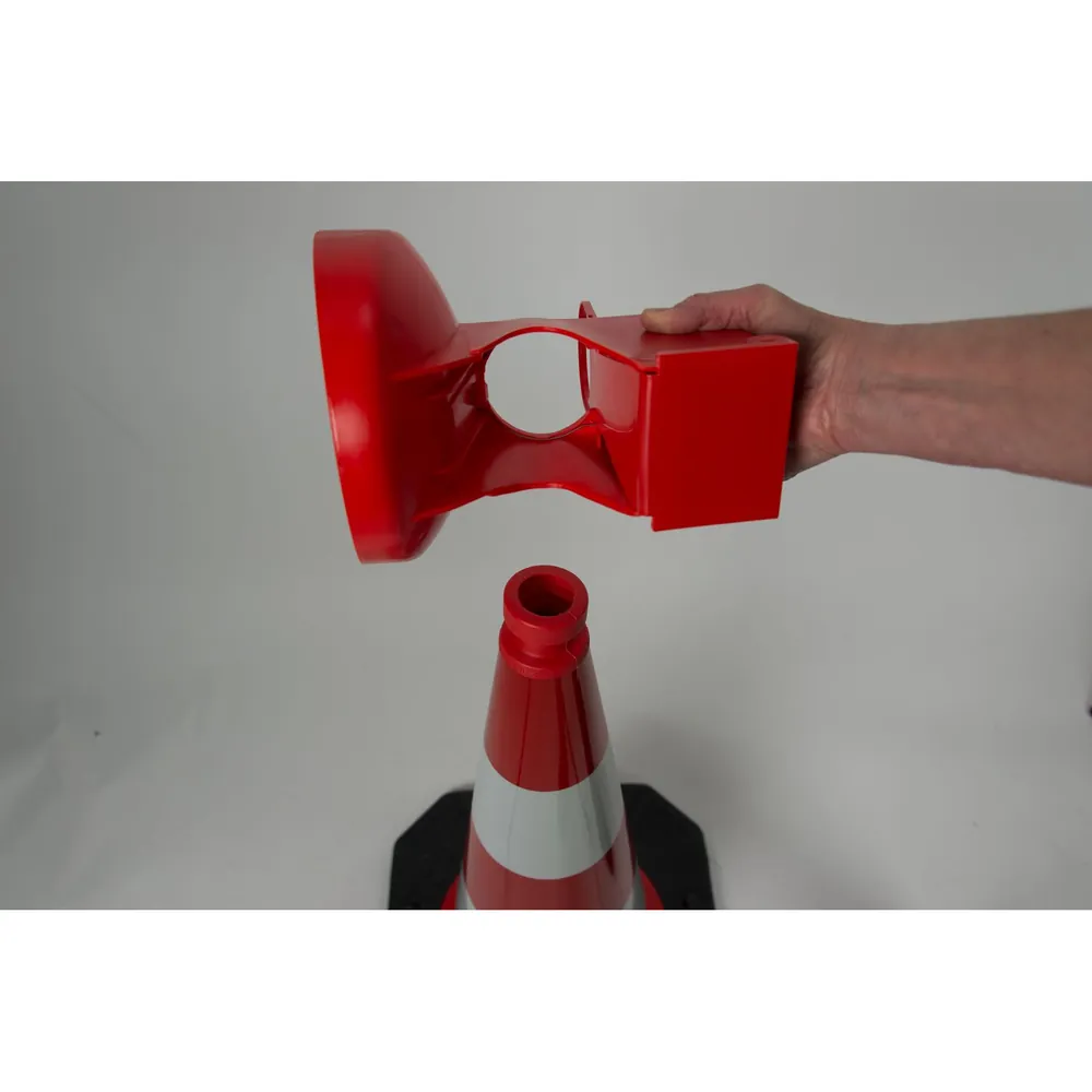 Horizont Leitkegel-LED-Leuchte ConeFix, einseitig gelb Produktbild img8 L