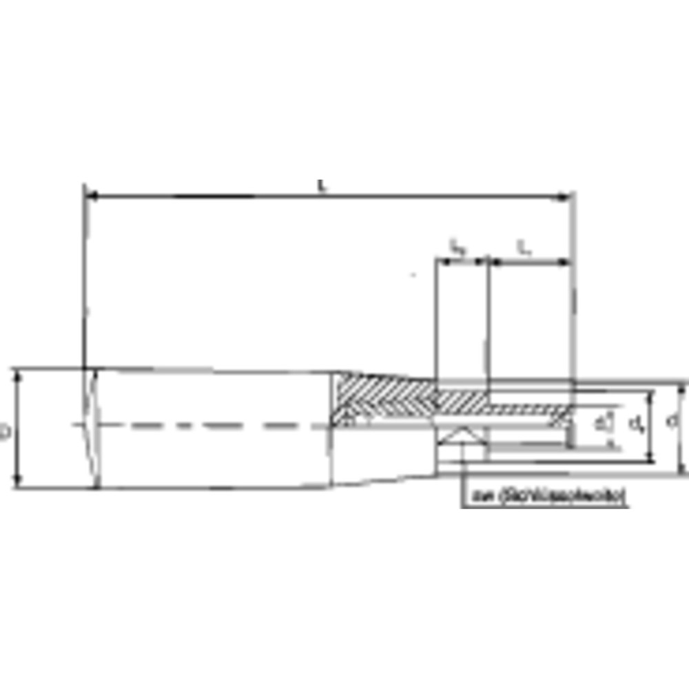Zylindergriff 0612 23xM 8x12 Inhalt: 2 Stück Produktbild img2 L