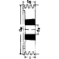 Produktbild von PTS-Strongbelt - Keilriemen-Scheiben SPB/17 6-rillig, 300mm