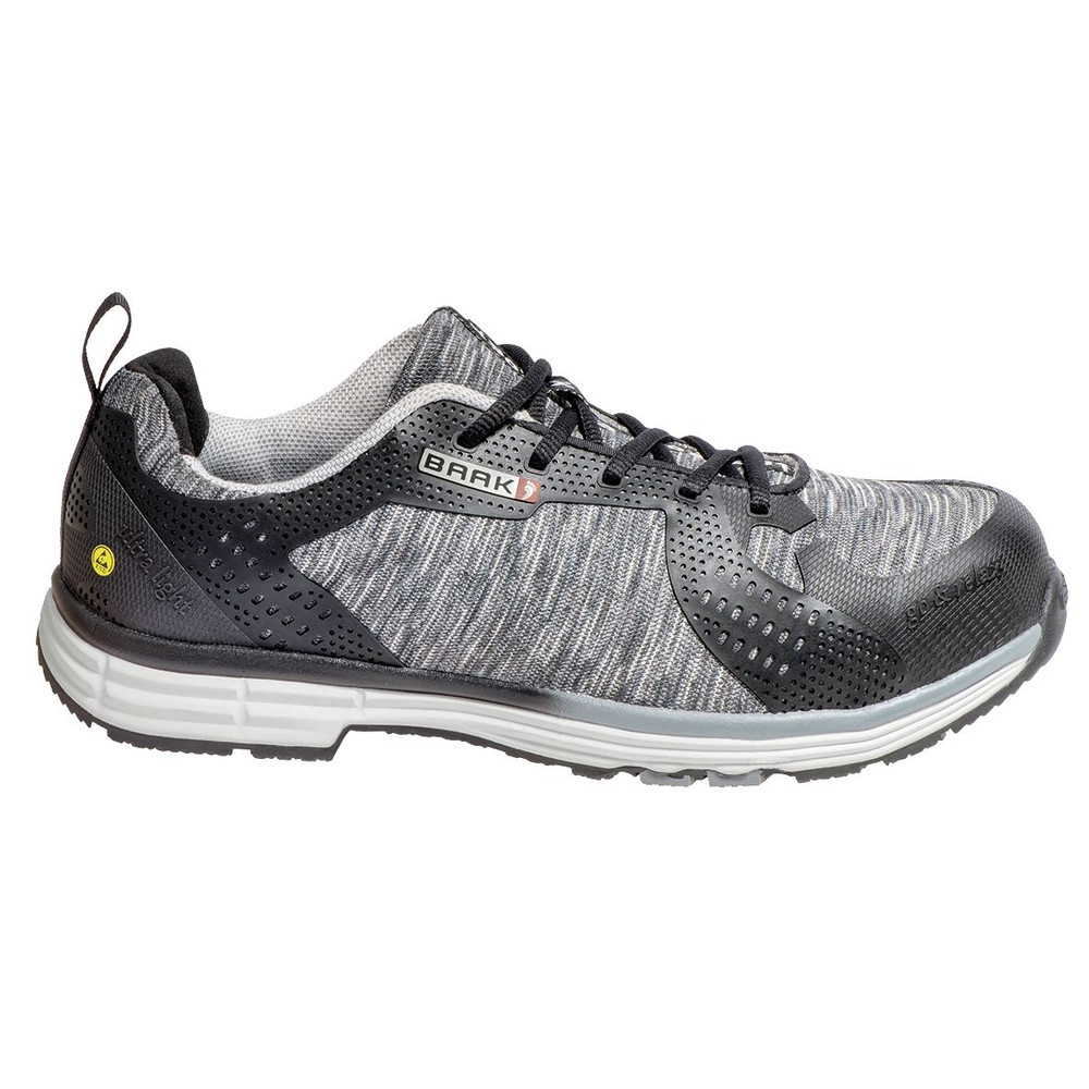 BAAK® Sicherheitshalbschuh Conner Ultralight 5001, S1 SRC ESD, grau/schwarz, Größe 39 Produktbild img3 L