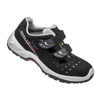 Produktbild von BAAK® - Sicherheitssandale Hardy Industrial 7227, S1P SRC ESD, schwarz/grau, W1