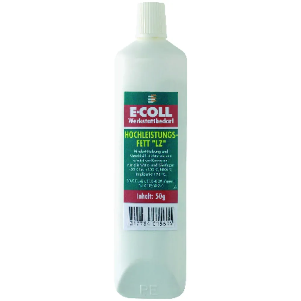 E-COLL Hochleistungsfett LZ silikonfreies Wälz-/Gleitlagerschmierfett 50gr Tube Produktbild img2 L