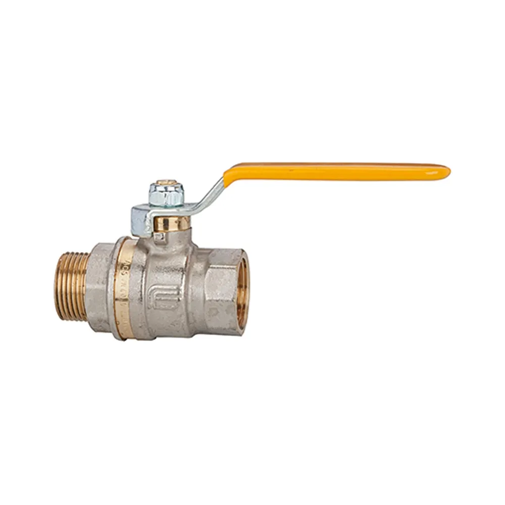 RIEGLER Kugelhahn Standardausf., gelber Hebel, IG/AG, MS vern., G 3/4 (331.05-G) Produktbild img2 L