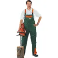 Produktbild von watex - Schnittschutz-Latzhose FJ, Des. A, Cl.1, grün/orange, Größe 54