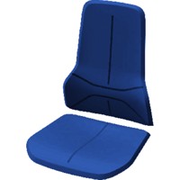 Produktbild von bimos - Polsterelement blau PU-Schaum