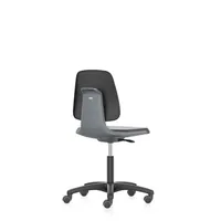 Produktbild von bimos - Arbeitsstuhl Labsit 2 anthrazit Kunst-Leder, Rollen