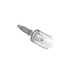 Produktbild von FSB - Stoßgriff-Befestigung 05 0580,eins.,Maß X 10-30 verz.