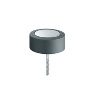 Produktbild von FSB - Bodentürstopper, 38 3878,H 24mm,Ø 48mm, o.Verdrehsicher., Aluminium, F1 e