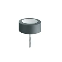 FSB Bodentürstopper, 38 3878,H 24mm,Ø 48mm, o.Verdrehsicher., Aluminium, F1 eloxiert Produktbild