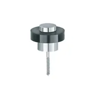 FSB Bodentürstopper, 38 3881,H 34mm,Ø 45mm, ohne Verdrehsicherung, edelstahl fe.matt Produktbild