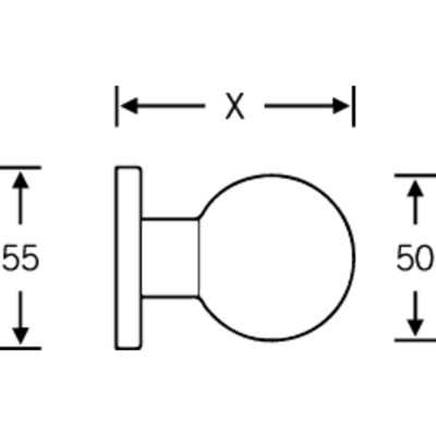 Produktbild von FSB - Knopf ASL 23 0802,rd.,ER