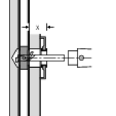 Produktbild von FSB - Wechselstift 05 0115, 10x60mm,Maß X 20-24 verzinkt