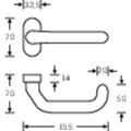 Produktbild von FSB - FS Standflügelgarnitur 06 1146,ov.,9,ER,o. No.
