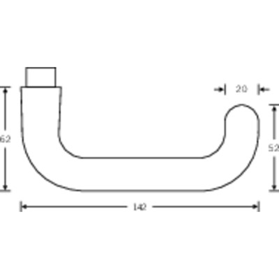 Produktbild von FSB - Drückergarnitur 12 1146,rd.,BB,8,F1,TS 39-58