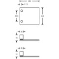 Produktbild von FSB - Stoßgriff 61 6108,LT,BA 100,B 180 x L 160, verd.ver.,ER