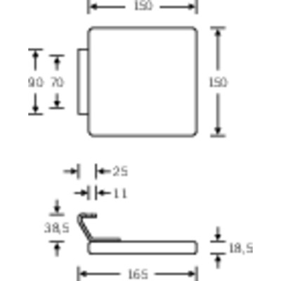 Produktbild von FSB - Stoßgriff 61 6254,BA 70,L 150,ER