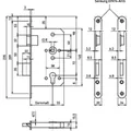BMH Einsteckschloss 300,PZW72/8,D55,F20x235rd,ER,DL,ZDG-FA Produktbild img2 S