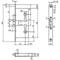 BMH Einsteckschloss 1739,PZW72/9,D65,F24x235rd Produktbild img2 S