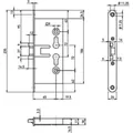 BMH Einsteckschloss 1739,PZW72/9,D65,F24x235rd Produktbild img2 S