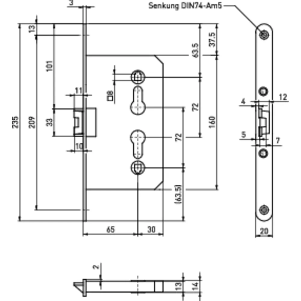 BMH Fallenschloss 1839,PZW72/8,D65,F20x235rd Produktbild img2 L