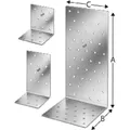 SIMPSON Strong-Tie Winkelverbinder ohne Rippe, Stahl verzinkt, ANP 251010100-VE1 Produktbild