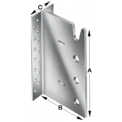 Produktbild von SIMPSON Strong-Tie® - Balkenträger BTN, Stahl verzinkt, BTN 240-B