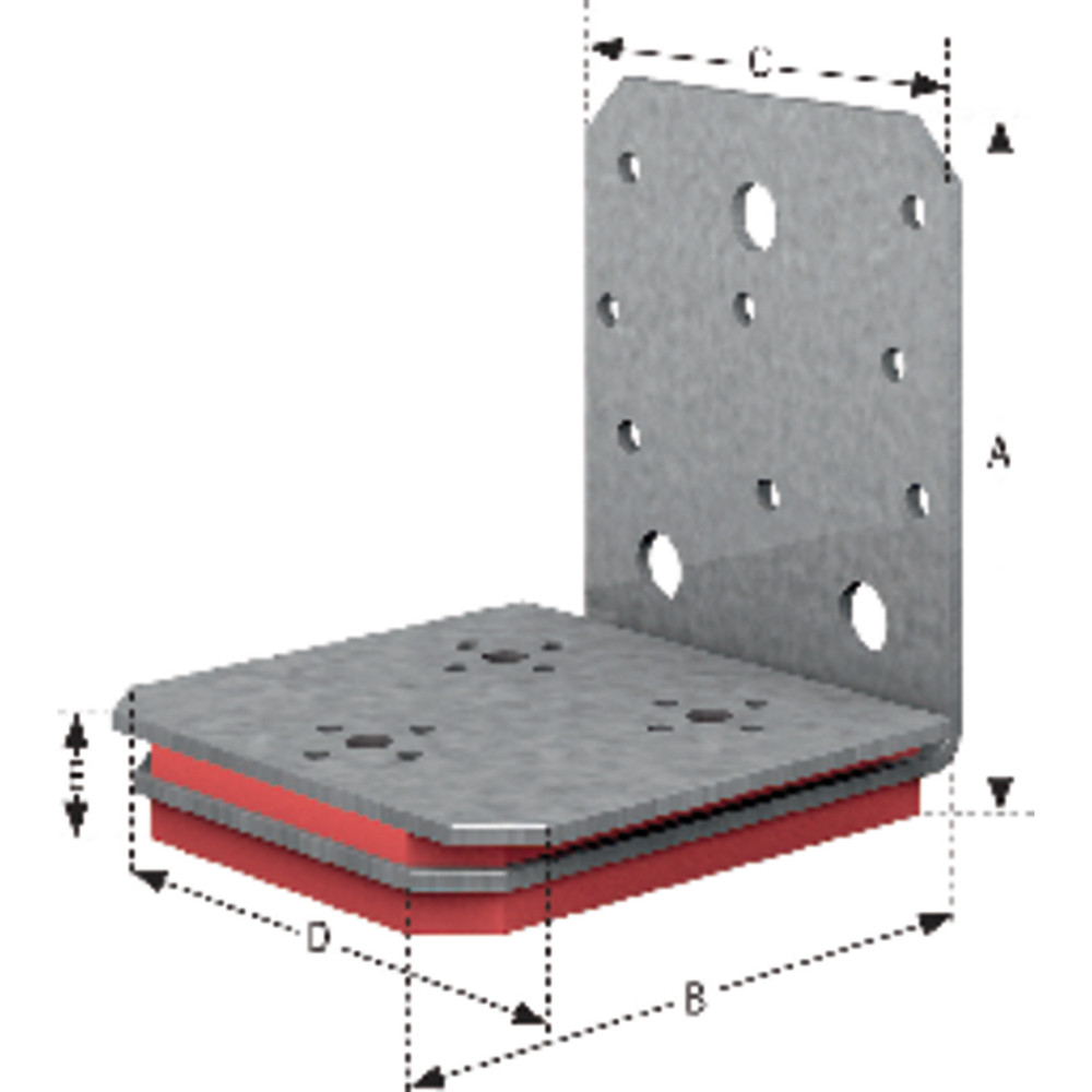 SIMPSON Strong-Tie® Winkelverbinder ABAI105 Produktbild img2 L