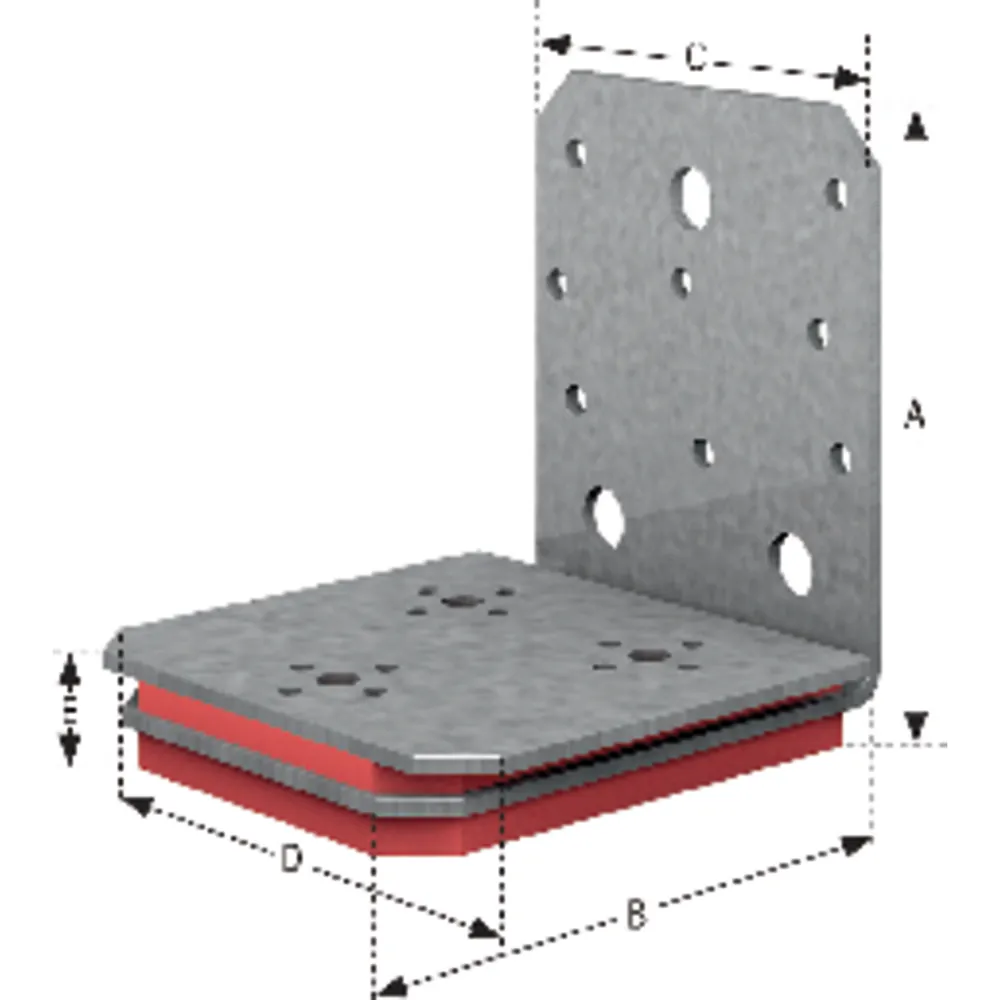 SIMPSON Strong-Tie Winkelverbinder ABAI105 Produktbild img2 L