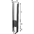 Produktbild von SIMPSON Strong-Tie® - Stützenfuß, breitenverstellbar, Stahl feuerverzinkt, CMS